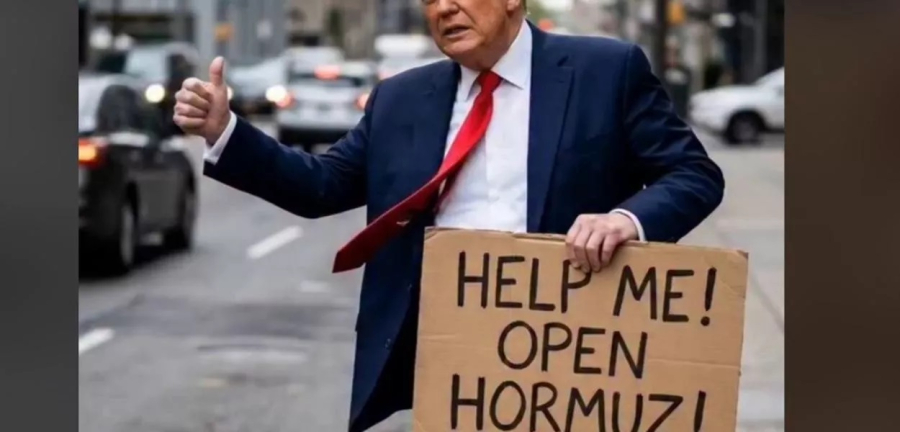 Trump vira piada nas redes após pedir ajuda para abrir o Estreito de Ormuz