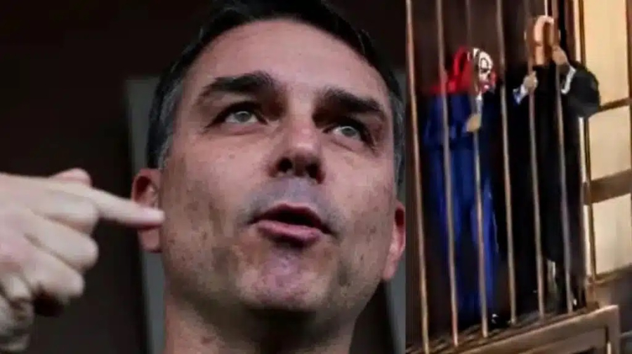 MASTER: Contato de Flávio Bolsonaro é achado no celular de Vorcaro na CPMI do INSS