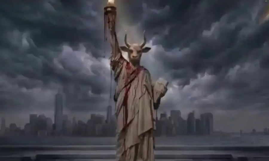 Irã publica VÍDEO que simula explosão da Estátua da Liberdade com traços demoníacos