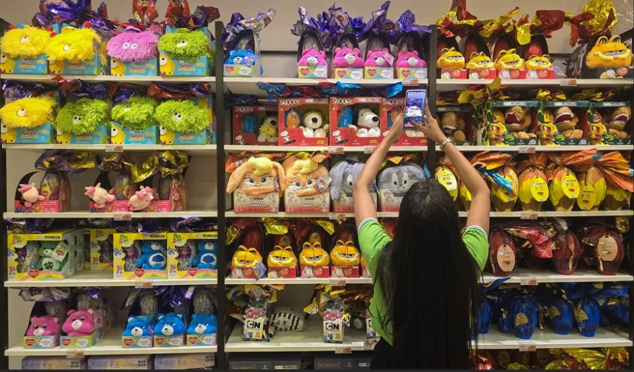 Mais da metade dos brasileiros vai comemorar a Páscoa com barra de chocolate