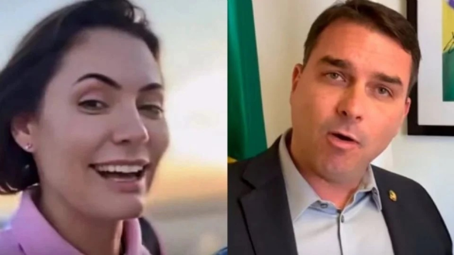 Michelle Bolsonaro reage à escolha de Flávio e tensão cresce no clã, diz Noblat