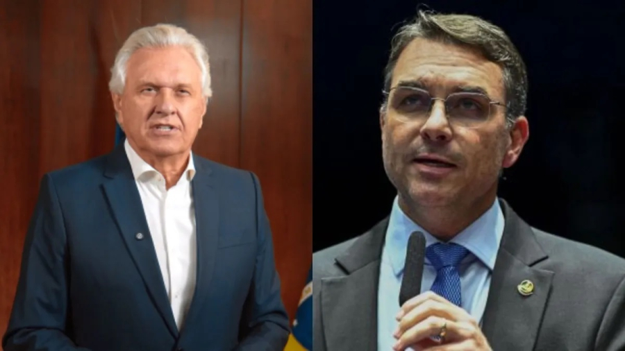 Caiado cobra explicações de Flávio Bolsonaro sobre pedido de milhões a Vorcaro