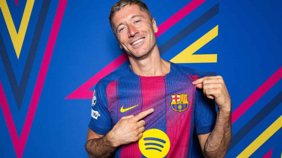 Lewandowski anuncia saída do Barcelona após título de LALIGA