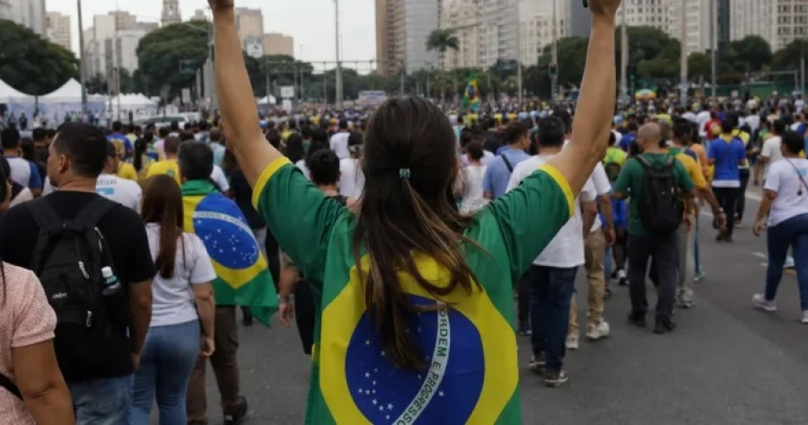 Flávio foge até da Marcha para Jesus