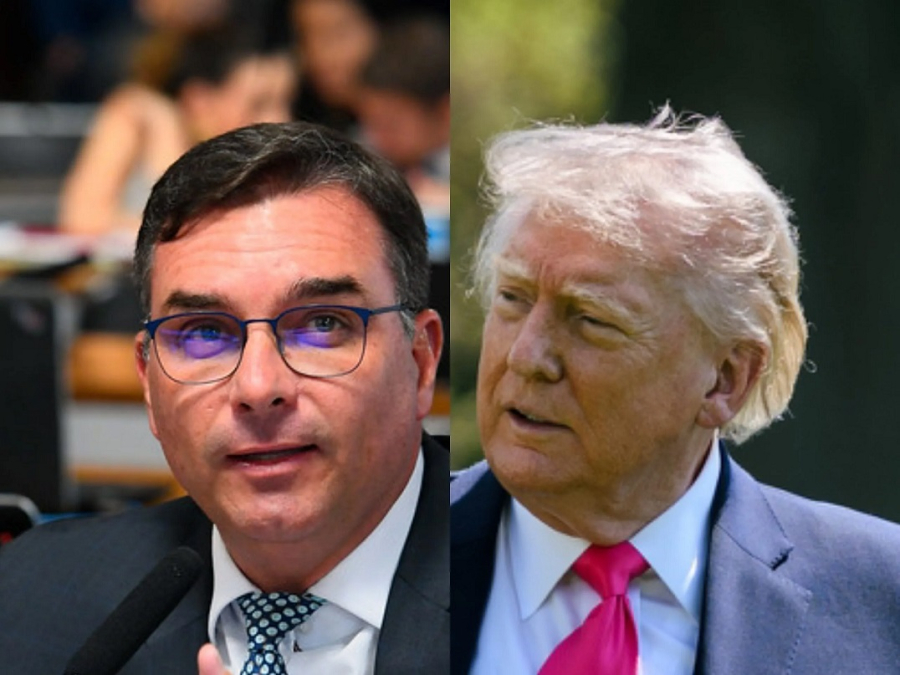 Sem eleição, Flávio Bolsonaro aposta em intervenção dos Estados Unidos para chegar à Presidência
