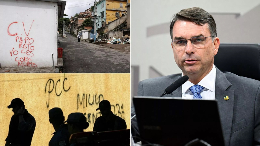 Celso Rocha de Barros questiona se Flávio Bolsonaro, que tem vínculos com o crime, é terrorista