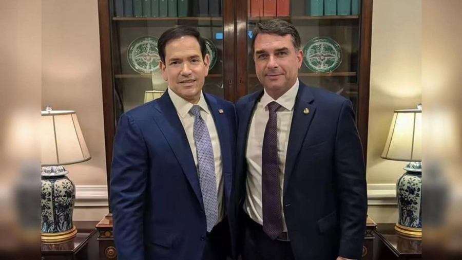 Em carta, Marco Rubio confirma que Flávio Bolsonaro age contra os interesses do Brasil