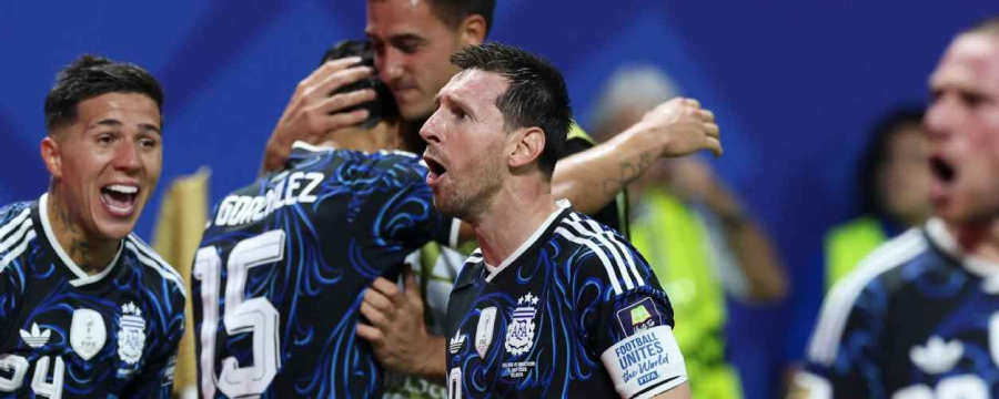 Messi leva Argentina a mais uma final de Copa do Mundo