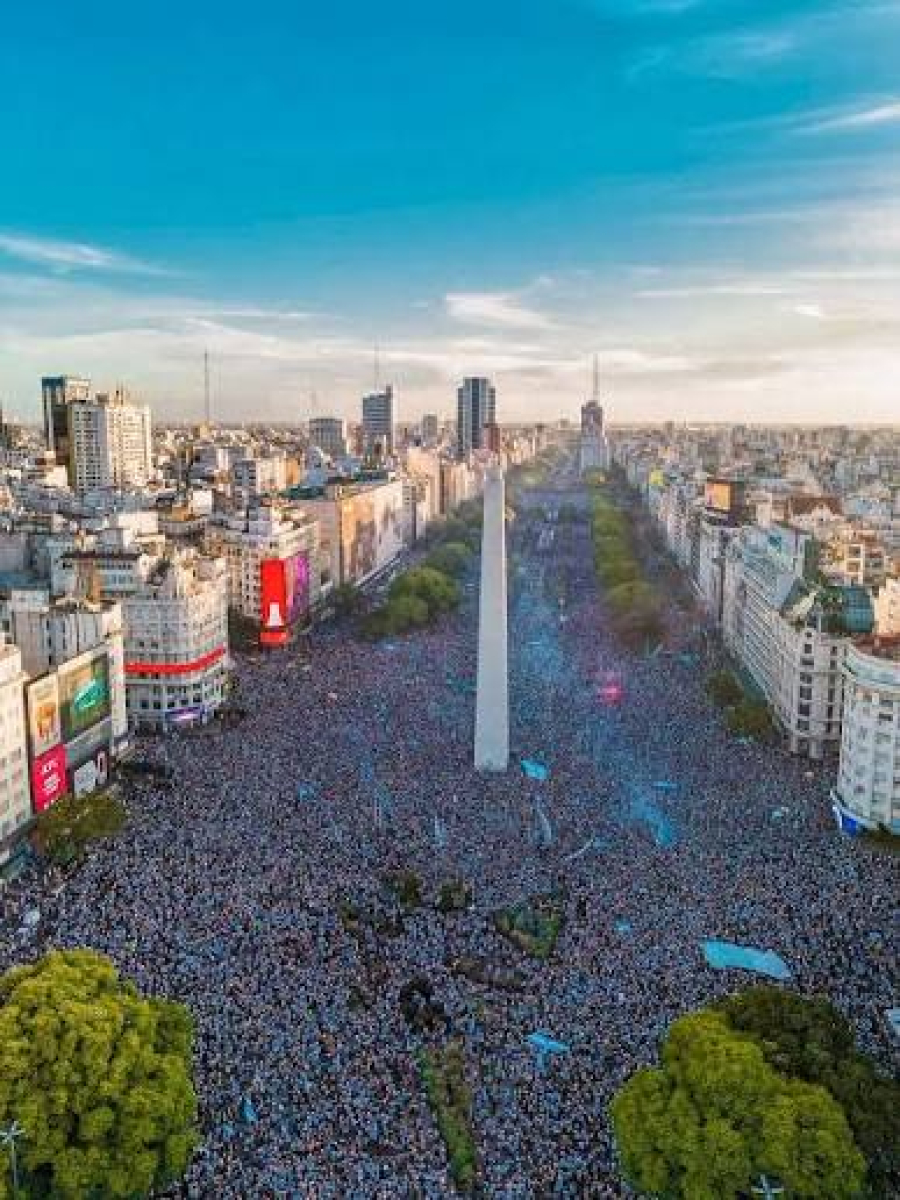 Vitória da Argentina contra Inglaterra vira festa de ‘final’ em Buenos Aires