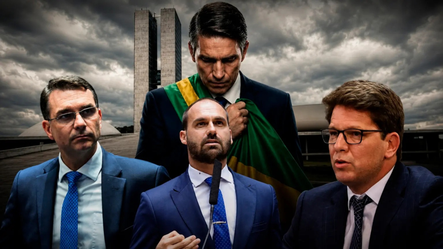 Flávio, Eduardo e Mário Frias passam a ser investigados pela PF por lavagem de dinheiro no caso Dark Horse