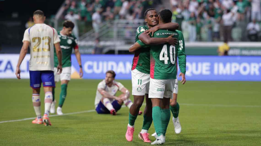 Palmeiras goleia Fortaleza e encaminha classificação às quartas de final da Copa do Brasil