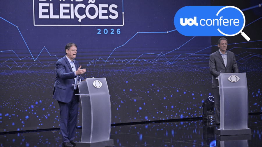 No debate, Tarcísio de Freitas agradece ex-presidente preso por tentativa de golpe de Estado: “Bolsonaro foi a pessoa que me abriu as portas”