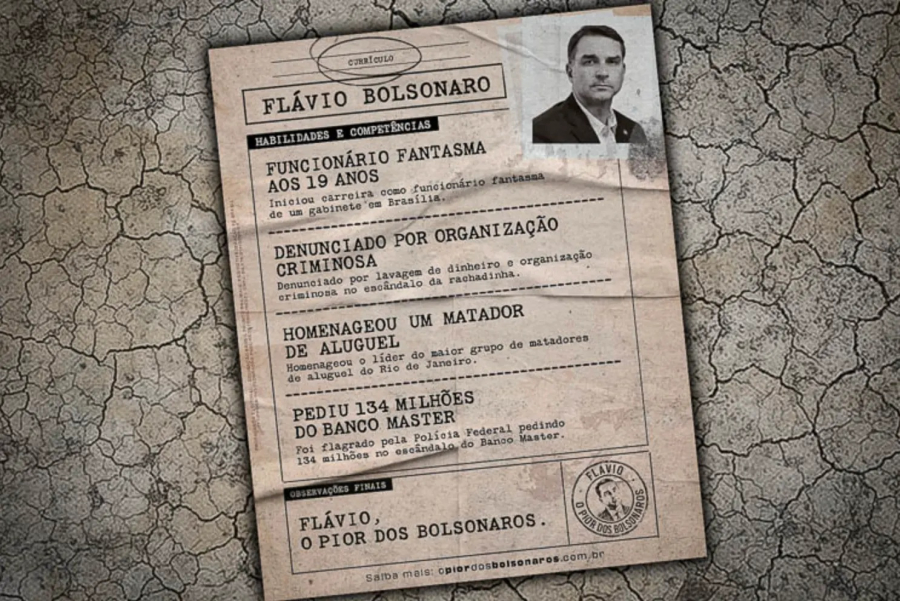 Conheça o currículo de Flávio Bolsonaro e entenda por que ele não tem condições de ser presidente da República