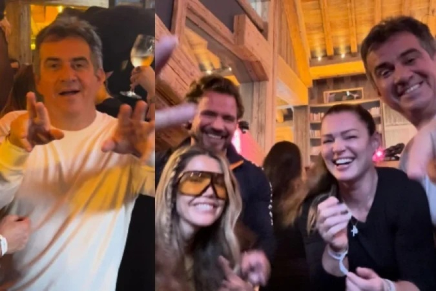 Vídeo mostra Ciro Nogueira em festa bancada por Vorcaro nos Alpes Franceses