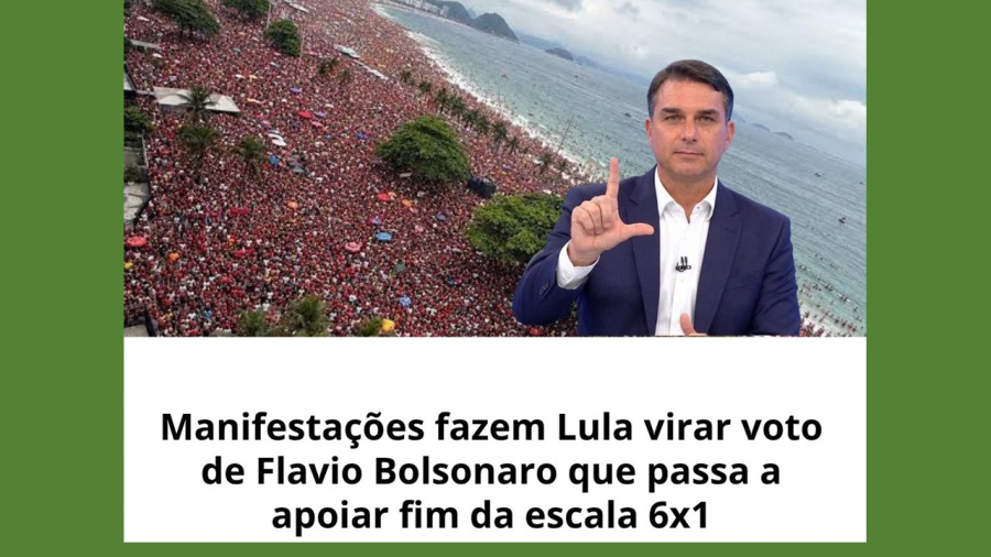 Bolsonaristas e apoiadores criticam Flávio por apoiar o fim da escala 6x1 para ficar do lado de Lula